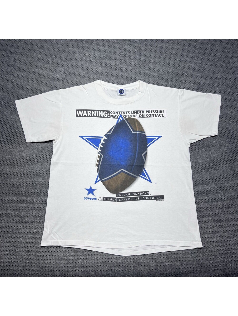 Vintage 1995 Dallas Cowboys T-Shirt XL Rare Men’s White National Football League